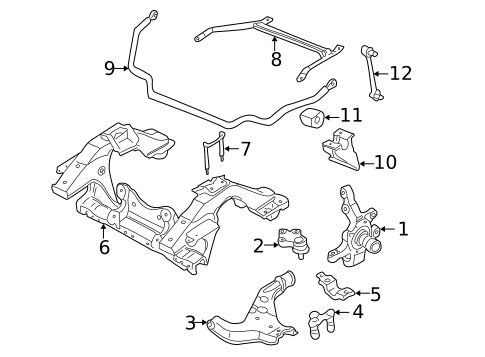 Suspension Components for 2000 INFINITI QX4 #1