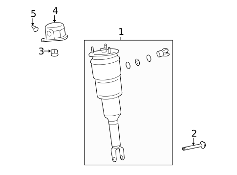Struts & Components for 2007 Lexus LS460 #3