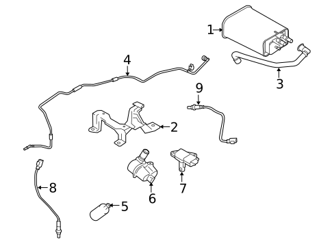 Emission Components for 2014 Volvo XC60 #0
