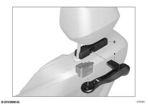 Interior Equipment Components for 2005 BMW 750i #24