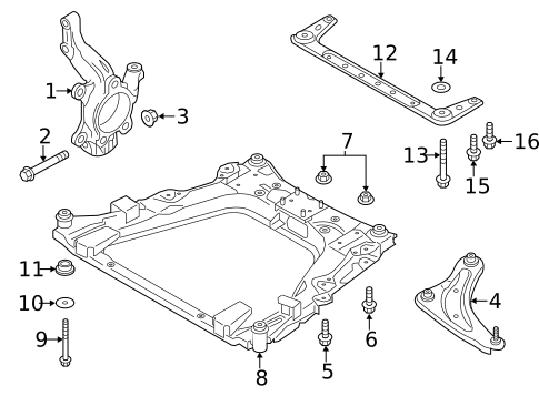 Suspension Components for 2014 Nissan LEAF #0