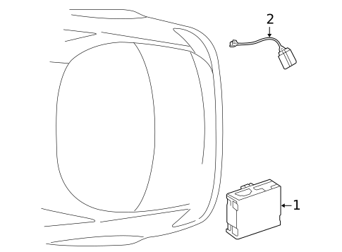 Electrical Components for 2010 Mercedes-Benz CL550 #3