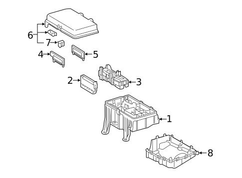 Fuse & Relay for 2016 Lexus LX570 #0