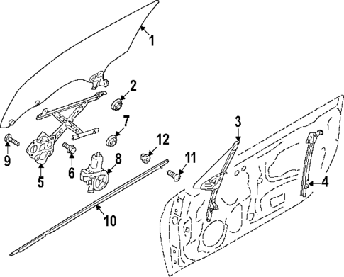 Glass - Door for 2022 Subaru BRZ #0