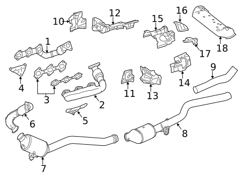 Exhaust Manifold for 2017 Mercedes-Benz GLS350d #0