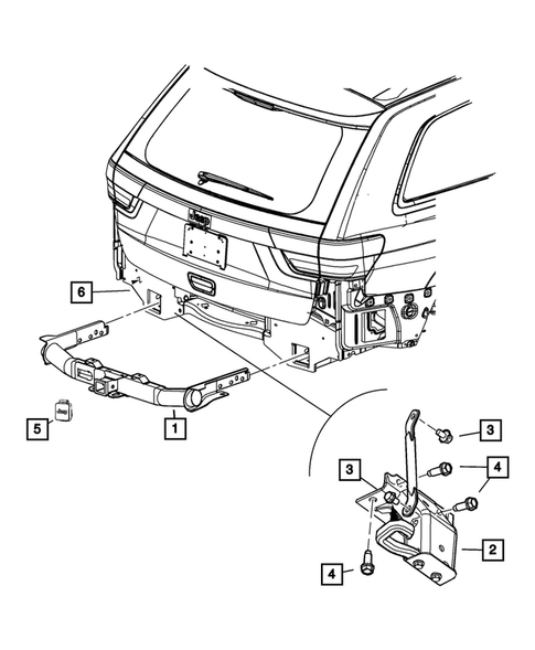 Trailer Tow and Tow Hooks for 2019 Jeep Grand Cherokee #1