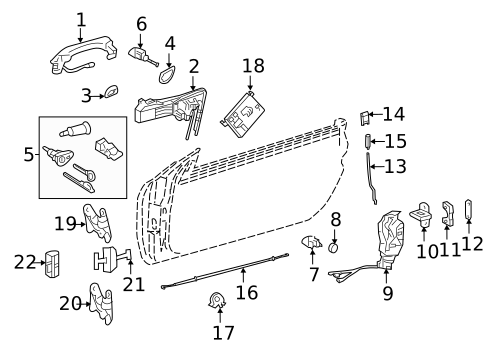Door for 2011 Mercedes-Benz SL 550 #1