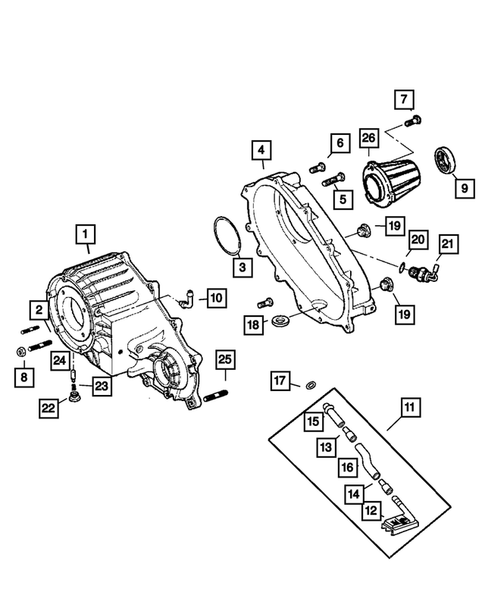 Case and Extension for 2007 Dodge Ram 3500 #1