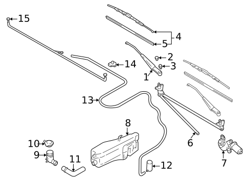 Wipers for 2002 Mitsubishi Montero #0