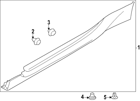 Exterior Trim - Pillars for 2024 Subaru BRZ #0