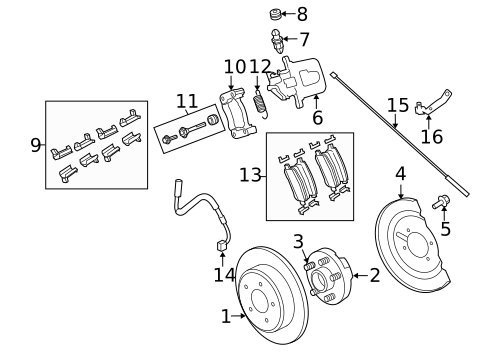 Anti-Lock Brakes for 2011 Volkswagen Routan #2