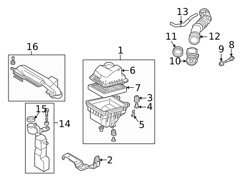 Filters for 1999 Mazda Protege #0