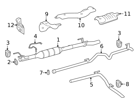 Exhaust Components for 2021 Mercedes-Benz Sprinter 2500 #0