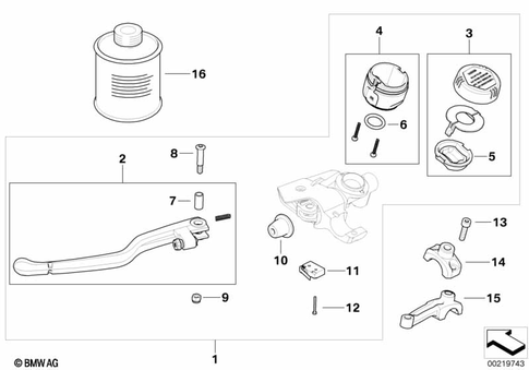 Control Assembly for 2005 BMW-Motorrad R 1200 GS #1