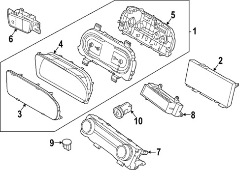 Instruments & Gauges for 2022 Hyundai Santa Cruz #0