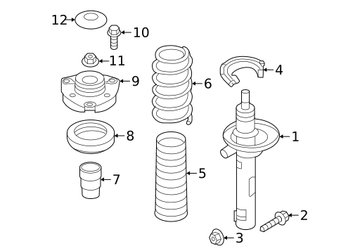Shocks & Struts for 2020 Audi TT Quattro #0