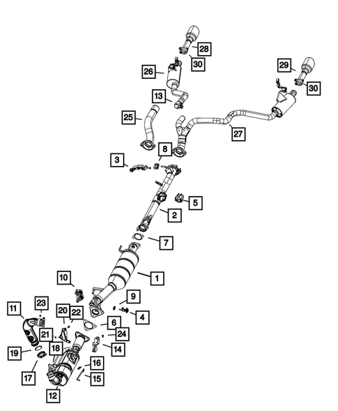 Exhaust System for 2020 Ram 1500 #3