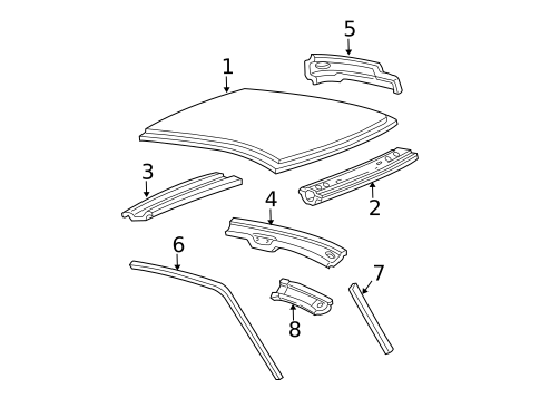 Roof & Components for 2001 Ford F-150 #0