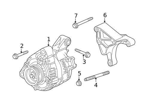Alternator for 2012 Cadillac CTS #0