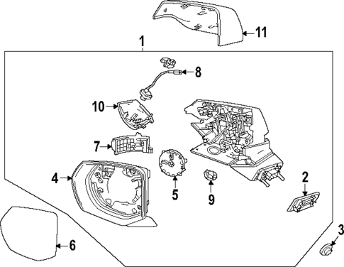 Mirrors for 2022 Chevrolet Tahoe #0