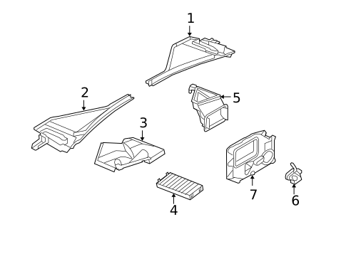 Blower Motor & Fan for 2009 BMW X5 #1