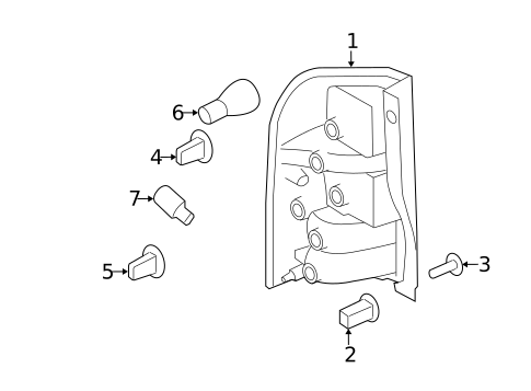 Bulbs - Chassis for 2013 Land Rover LR4 #1