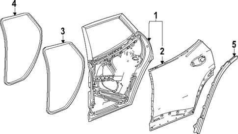 Door & Components for 2025 Buick Envista #0