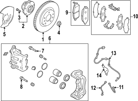 Front Brakes for 2024 INFINITI QX55 #0