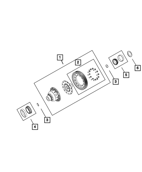 Differential for 2012 Fiat 500 #1
