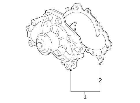 Water Pump for 2003 Toyota Avalon #0