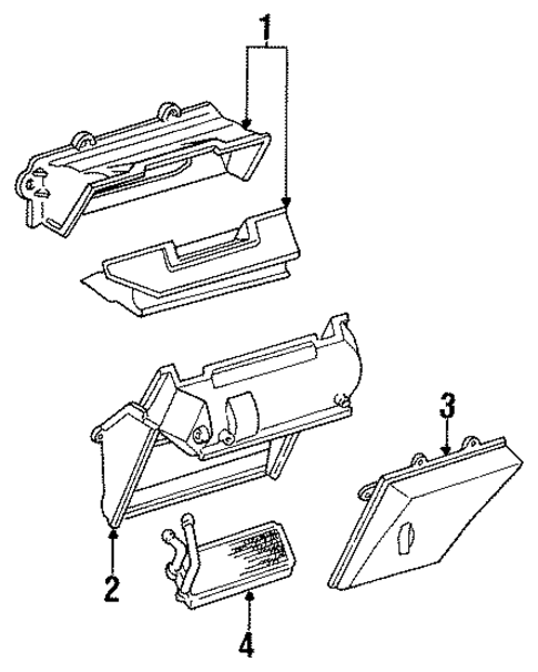 Heater for 1988 Chevrolet Cavalier #0