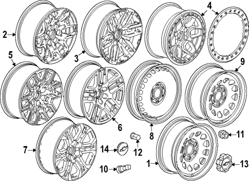 Wheels for 2023 Chevrolet Colorado #0