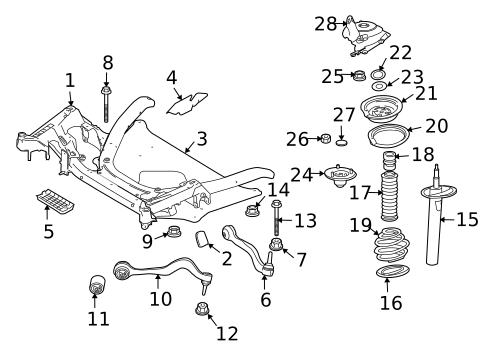 Suspension Components for 2010 BMW 535i #0