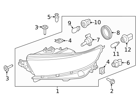 Lighting - Exterior for 2015 Ford Special Service Police Sedan #0