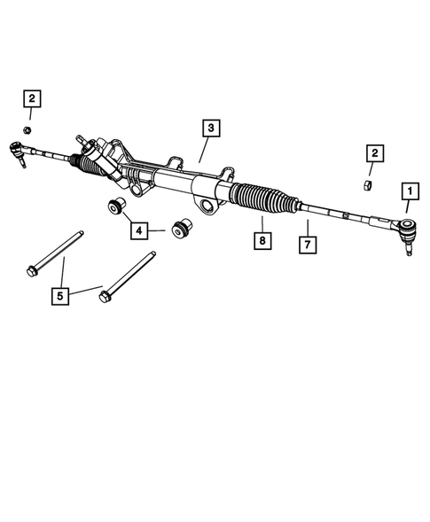 Steering Gear for 2009 Dodge Ram 2500 #1