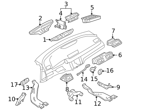Ducts for 2009 Volkswagen Passat #0
