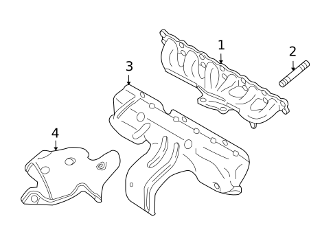 Exhaust Manifold for 2010 Volvo XC70 #0