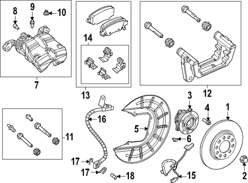 Rear Brakes for 2024 Dodge Charger Daytona #1