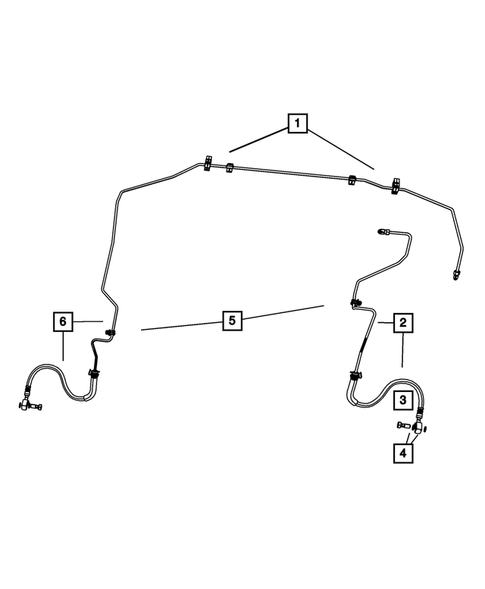 Brake Lines and Hoses for 2007 Dodge Nitro #2