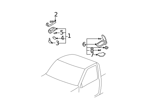 Interior Trim - Cab for 2003 Nissan Frontier #3