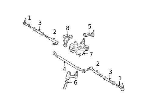 Steering Gear & Linkage for 2003 Ford F-150 #1
