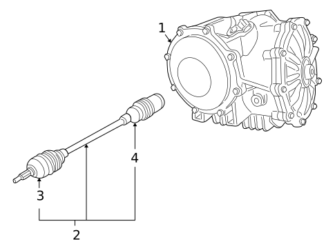 Axle & Differential for 2002 Chevrolet Corvette #0