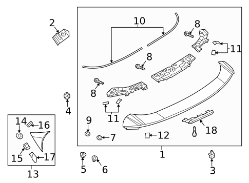Spoiler for 2014 Mazda 3 #0