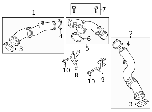 Air Intake for 2012 Audi A8 Quattro #1