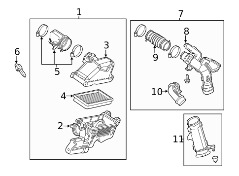 Air Intake for 2018 Nissan Versa Note #0