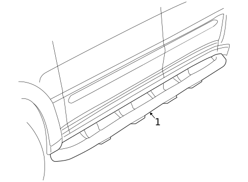 Running Board for 2001 Ford Explorer Sport #1