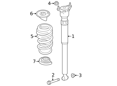 Shocks & Components for 2017 Mercedes-Benz B 250e #0
