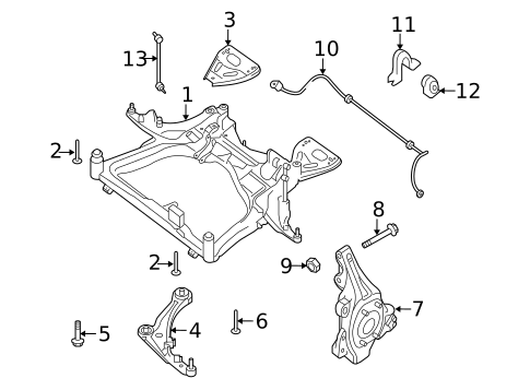Suspension Components for 2009 Nissan Altima #2