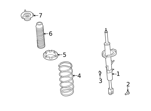 Struts & Components for 2007 Nissan 350Z #0