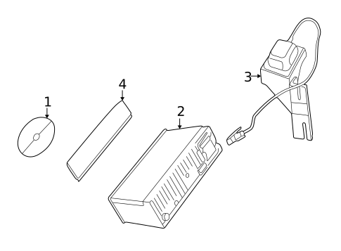 Navigation System Components for 2006 Mercury Mariner #0